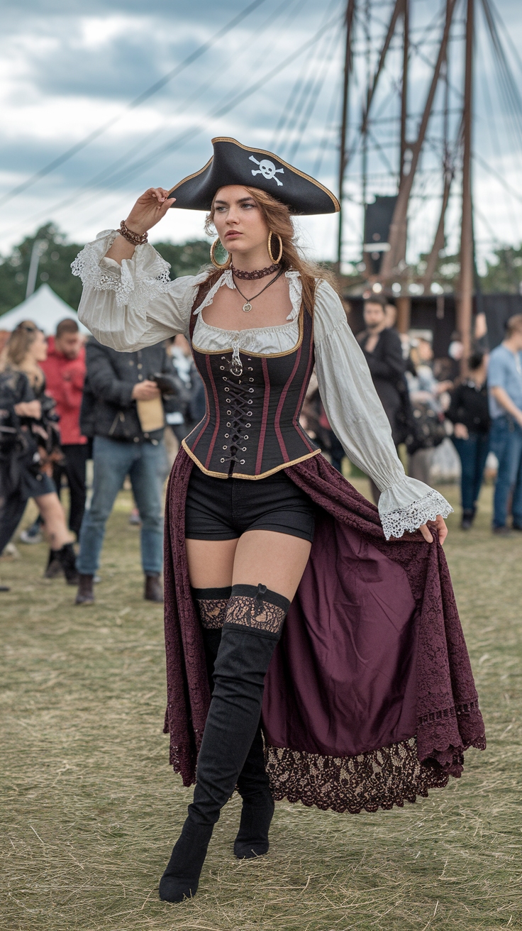 Unique Pirate Festival Outfits to Stand Out outfit idea