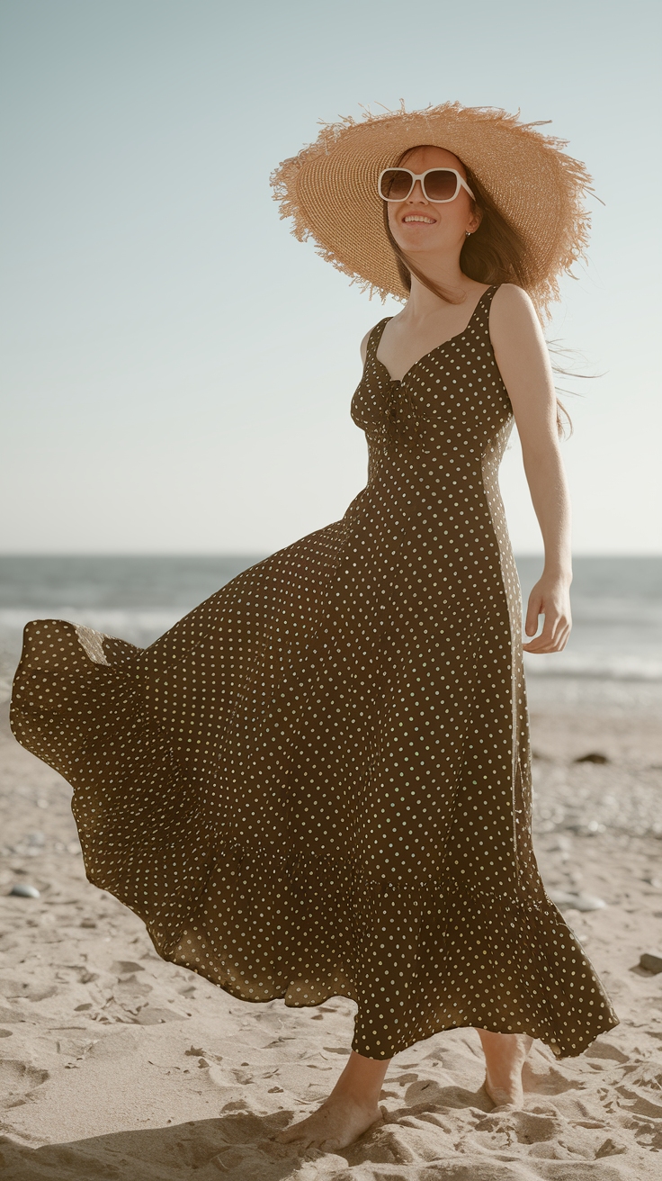 Polka Dot Maxi Dresses: Effortless Summer Fashion Trends outfit idea