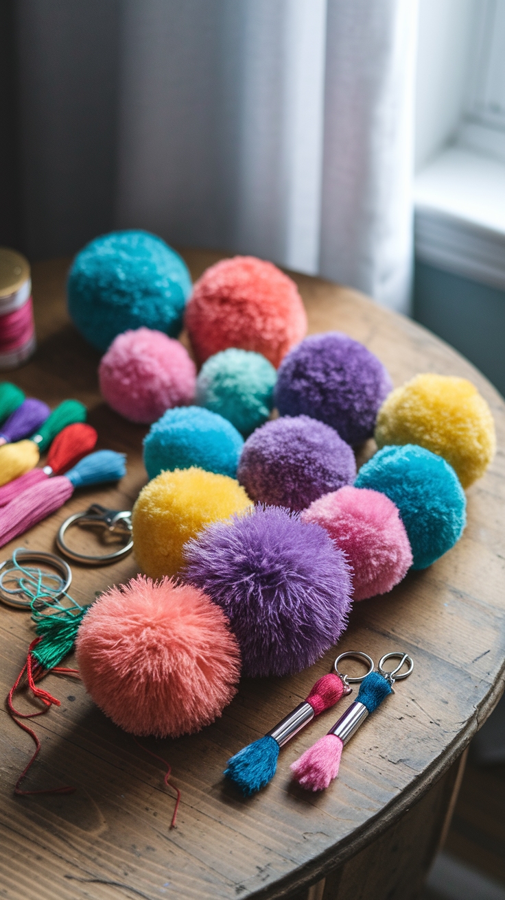 Pom Pom Keychain DIY: Add Flair to Your Accessories outfit idea