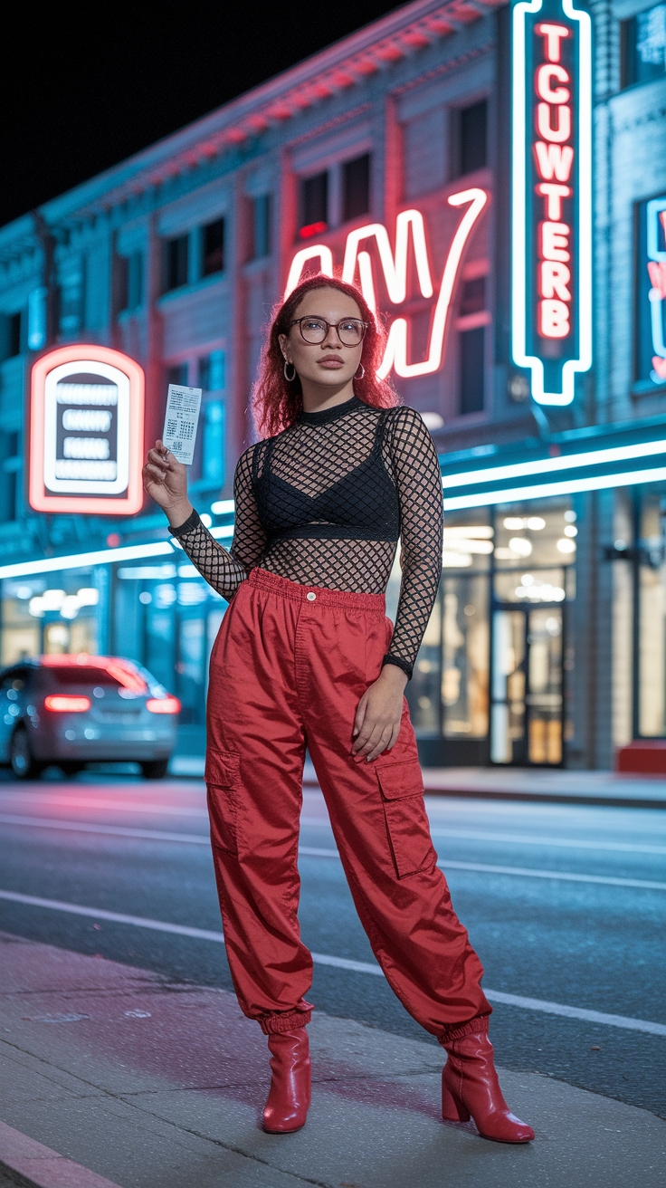 Best Red and Black Outfits Concert Goers Love outfit idea
