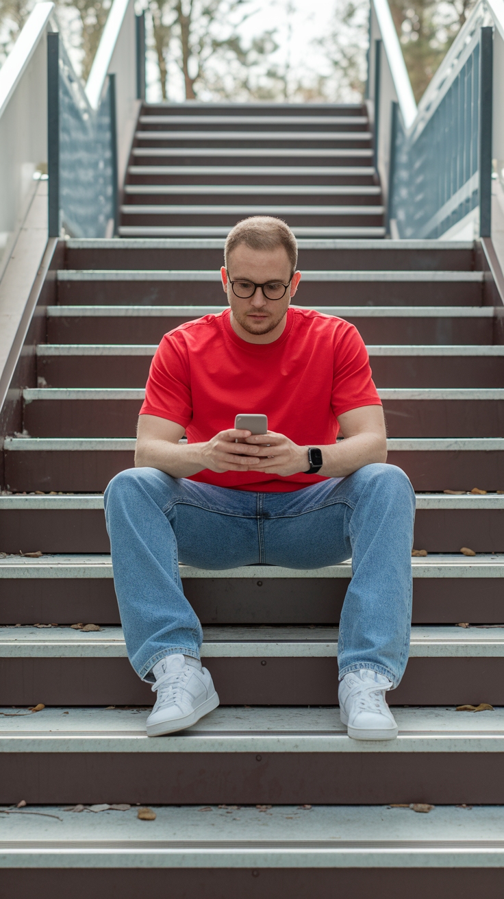 Versatile Red Shirt Casual Outfit for Every Occasion outfit idea