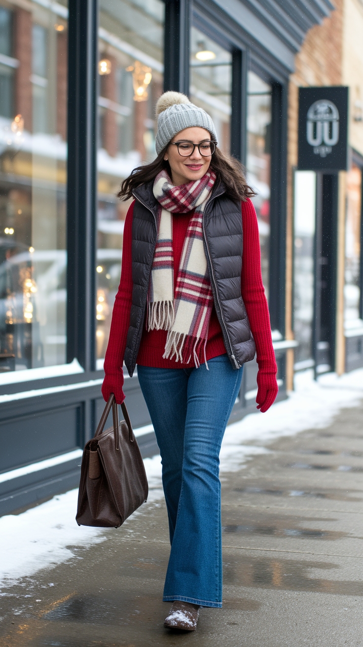 Chic Red Winter Outfits to Keep You Warm outfit idea