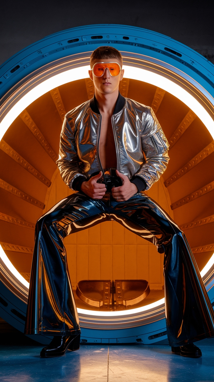 Retro Futuristic Fashion Men: Trends to Watch outfit idea