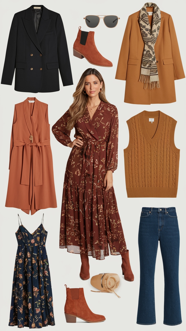 Tips for Styling Maxi Dresses for Fall Looks outfit idea