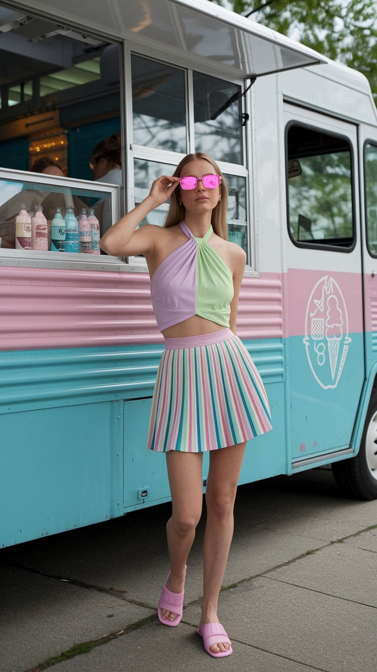 Summer Outfits Y2K Aesthetic: Nostalgic Fashion Trends outfit idea