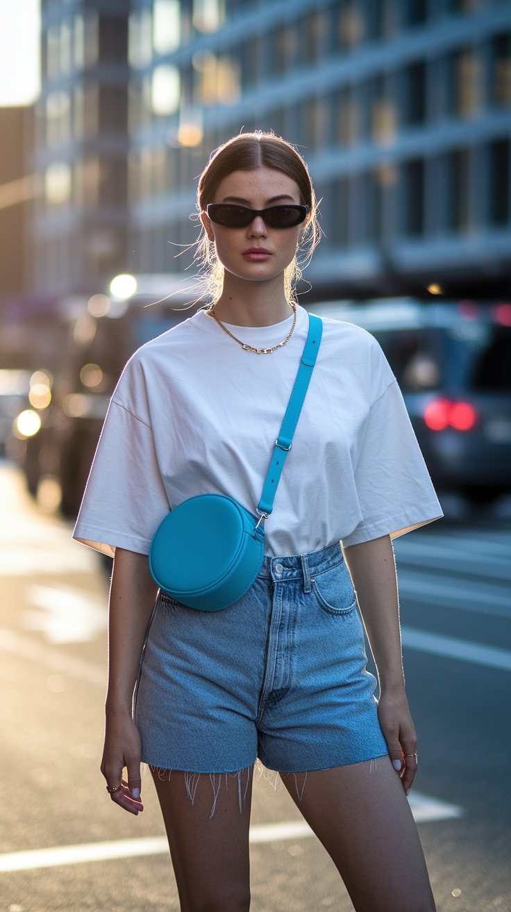Styling the Uniqlo Round Mini Shoulder Bag Outfit OOWRYE outfit idea