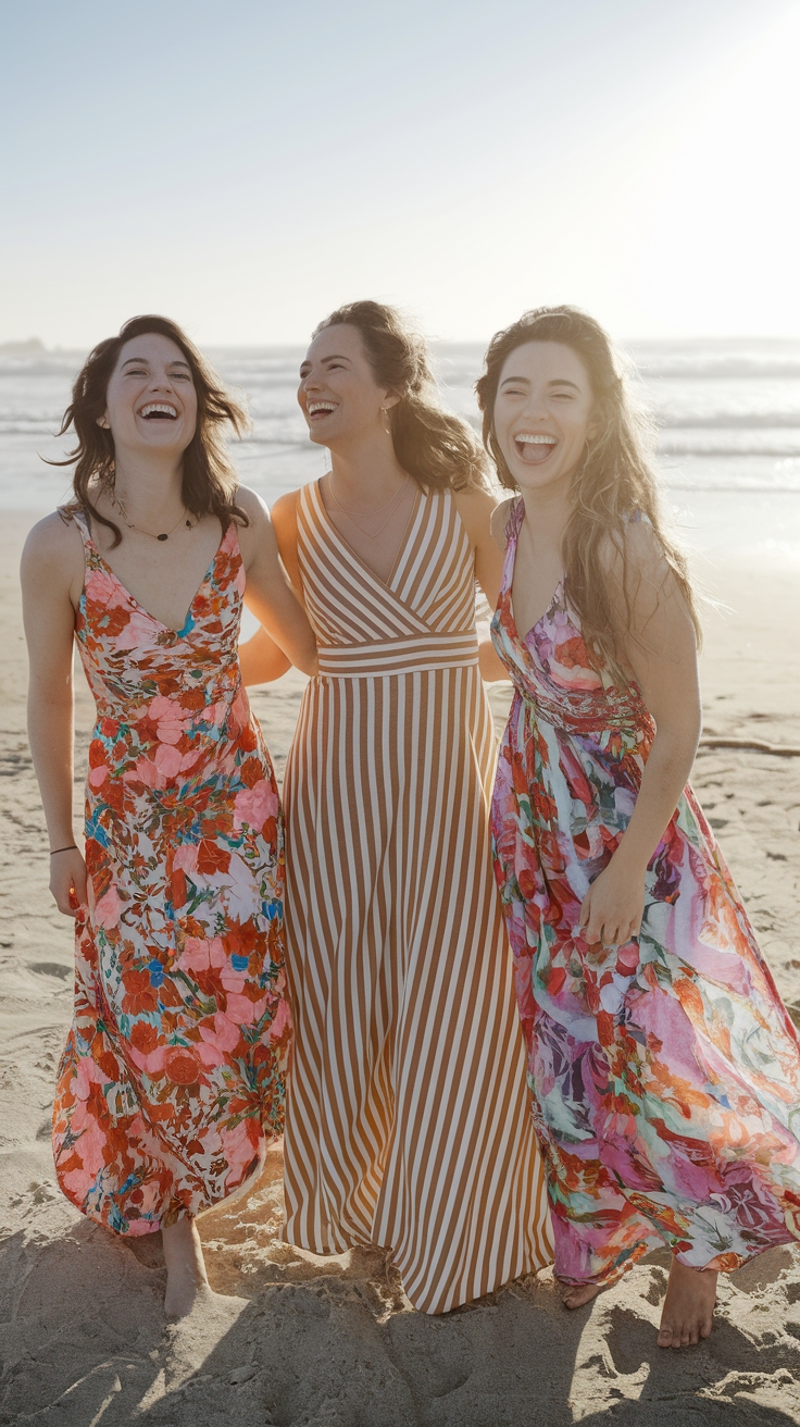 Flattering Women Maxi Dresses Summer Trends outfit idea