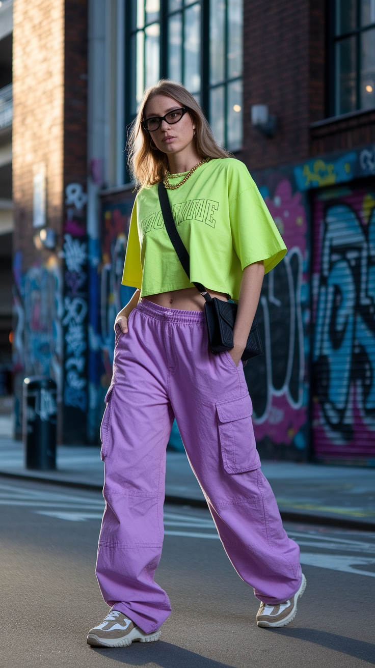 Create a Trendy Y2K Cargo Pants Outfit This Season outfit idea