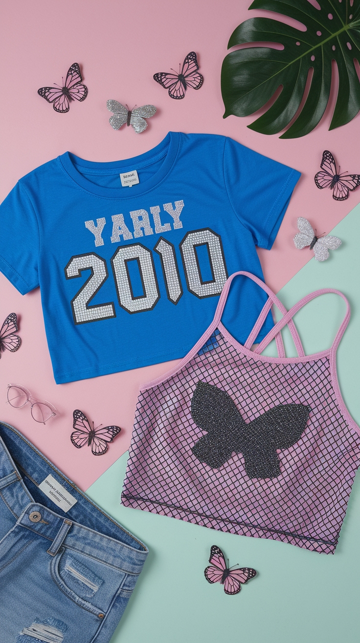 Reviving Y2K Fashion Early 2000s Crop Tops outfit idea