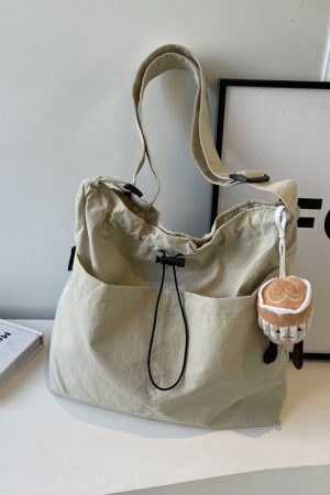 2025 Fashion Large Tote Bag for Women - Stylish Fabric Shoulder Bag with Big Capacity for Commuting and Daily Use