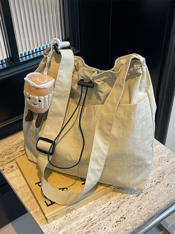 2025 Fashion Large Tote Bag for Women - Stylish Fabric Shoulder Bag with Big Capacity for Commuting and Daily Use