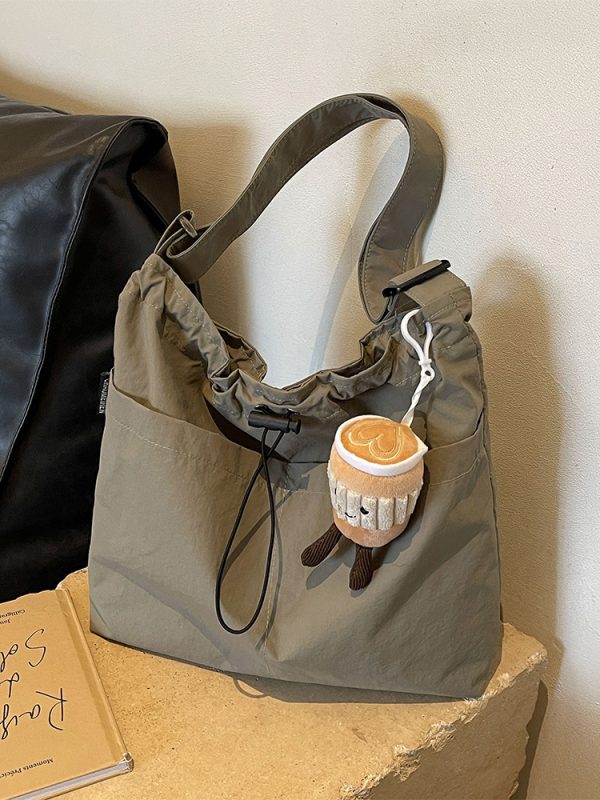 2025 Fashion Large Tote Bag for Women - Stylish Fabric Shoulder Bag with Big Capacity for Commuting and Daily Use