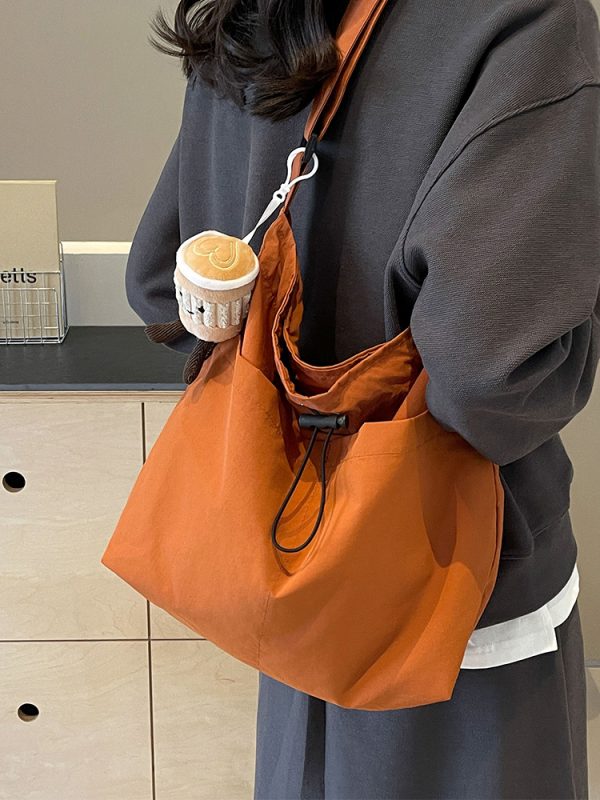 2025 Fashion Large Tote Bag for Women - Stylish Fabric Shoulder Bag with Big Capacity for Commuting and Daily Use