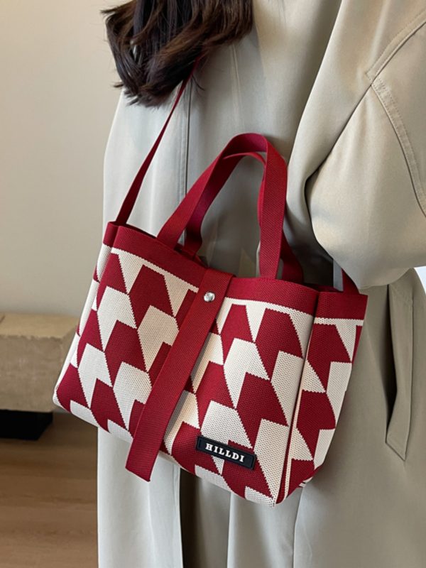 2025 Large Capacity Canvas Tote Bag for Women - Fashionable Versatile Shoulder and Crossbody Commuting Bag