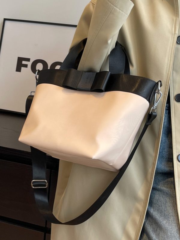 2025 Large Capacity Nylon Commuter Tote Bag for Women, Versatile Crossbody Style with Unique Design for Everyday Use