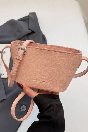 2025 New Minimalist Zipper Bucket Bag for Women - High-End Shoulder Crossbody Phone Bag, Summer Fashion Essential