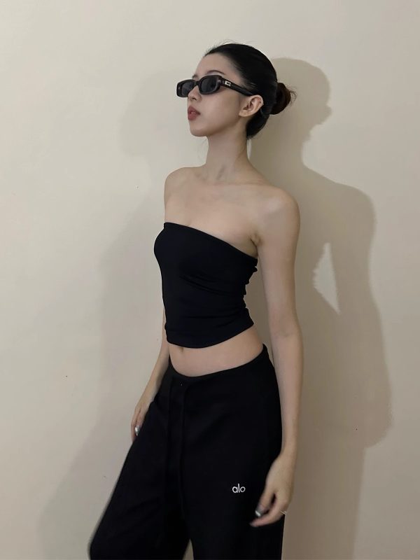 2025 New Style Pure Desire Sexy Fitness Elastic Tube Top Bustier for Women â€“ Vacation Ready Base Layer Top