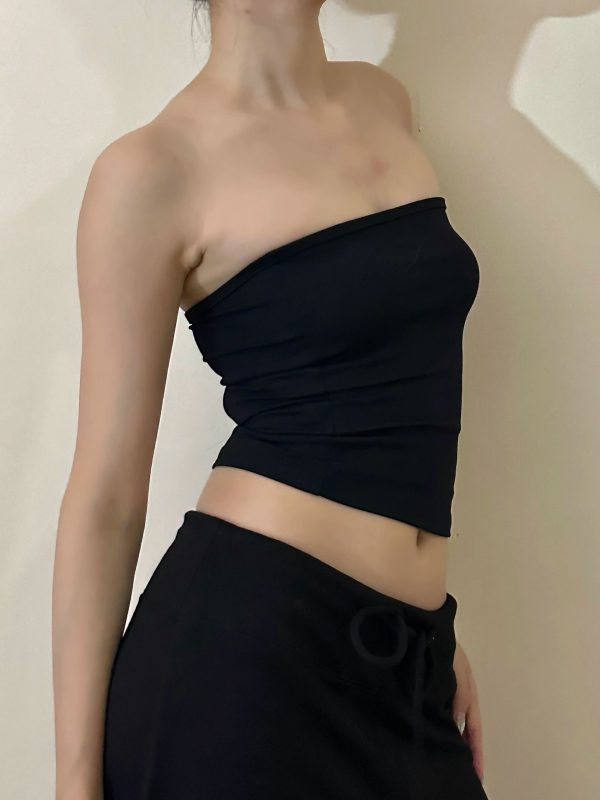 2025 New Style Pure Desire Sexy Fitness Elastic Tube Top Bustier for Women â€“ Vacation Ready Base Layer Top