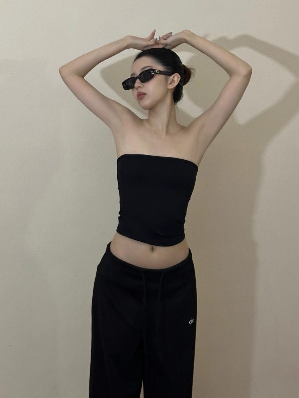 2025 New Style Pure Desire Sexy Fitness Elastic Tube Top Bustier for Women â€“ Vacation Ready Base Layer Top