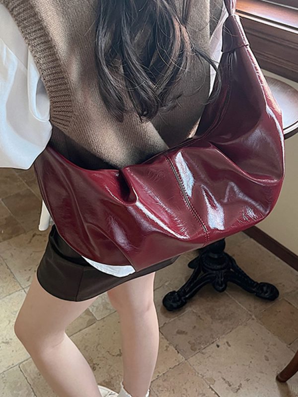 2025 Retro Fashion Large Capacity Dumpling Bag for Women - Minimalist Versatile High-End Shoulder Bag