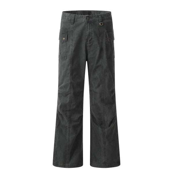2025 Spring Minimalist Commuter Straight Leg Casual Pants for Men and Women - Loose Versatile Floor-Length Design