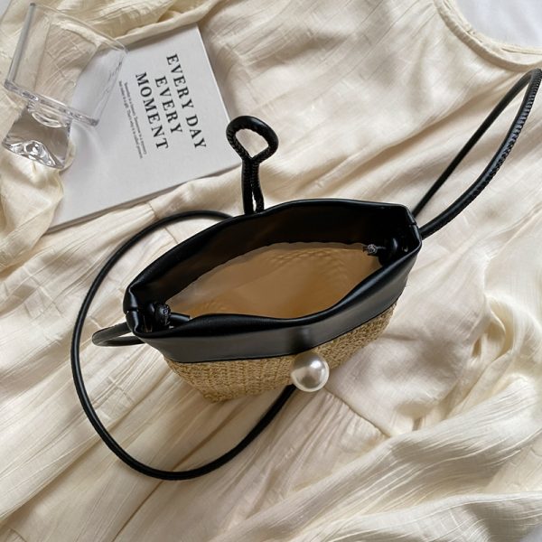 2025 Summer Lightweight Woven Mini Straw Bag for Women, Small Phone Crossbody Bag, Trendy and Stylish Accessory