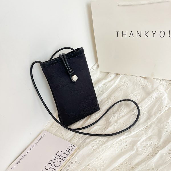 2025 Summer Mini Bag for Women - Chinese National Style Lightweight Crossbody Mobile Phone Bag