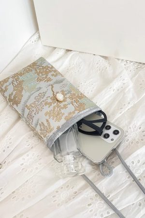 2025 Summer Mini Bag for Women - Chinese National Style Lightweight Crossbody Mobile Phone Bag