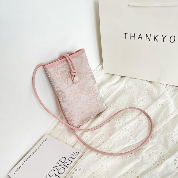 2025 Summer Mini Bag for Women - Chinese National Style Lightweight Crossbody Mobile Phone Bag