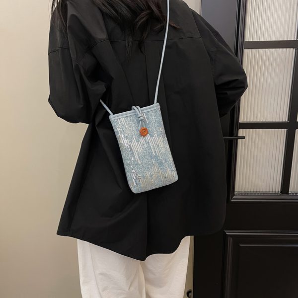 2025 Summer Mini Handbag for Women - Versatile High-End Crossbody Bag in National Style for Phones and Essentials