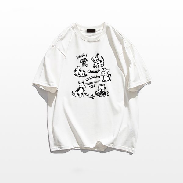 2025 Summer Plus Size Pure Cotton Loose Short Sleeve T-Shirt for Women - Casual American Style Top