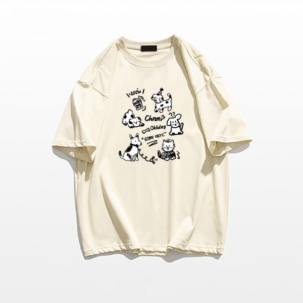 2025 Summer Plus Size Pure Cotton Loose Short Sleeve T-Shirt for Women - Casual American Style Top