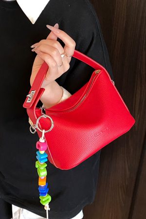 2025 Summer White Crossbody Bag - Stylish High-End Small Handbag Tote for Women, Versatile Casual Fashion Accessory