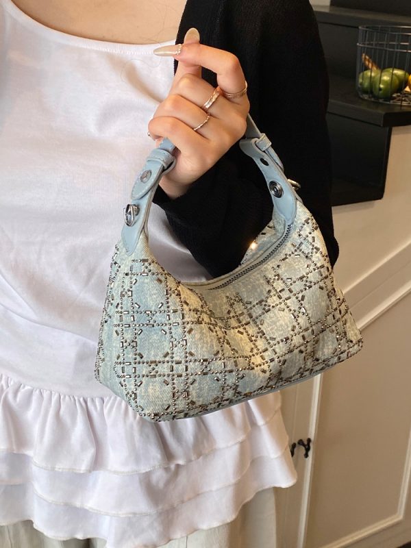 2025 Summer Women's Minimalist Crossbody Dumpling Shoulder Tote Bag - Versatile Fashionable Commuter Style