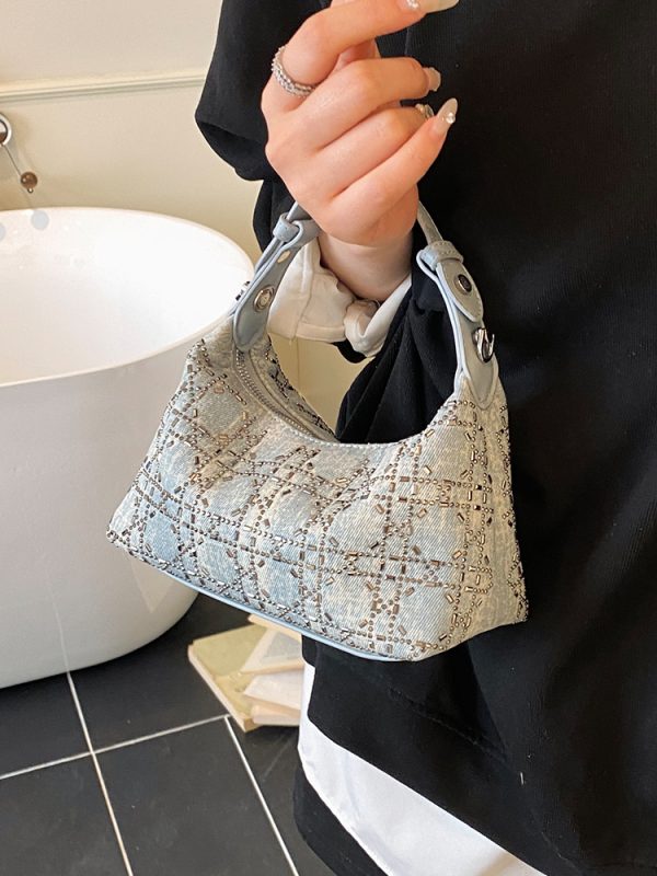 2025 Summer Women's Minimalist Crossbody Dumpling Shoulder Tote Bag - Versatile Fashionable Commuter Style