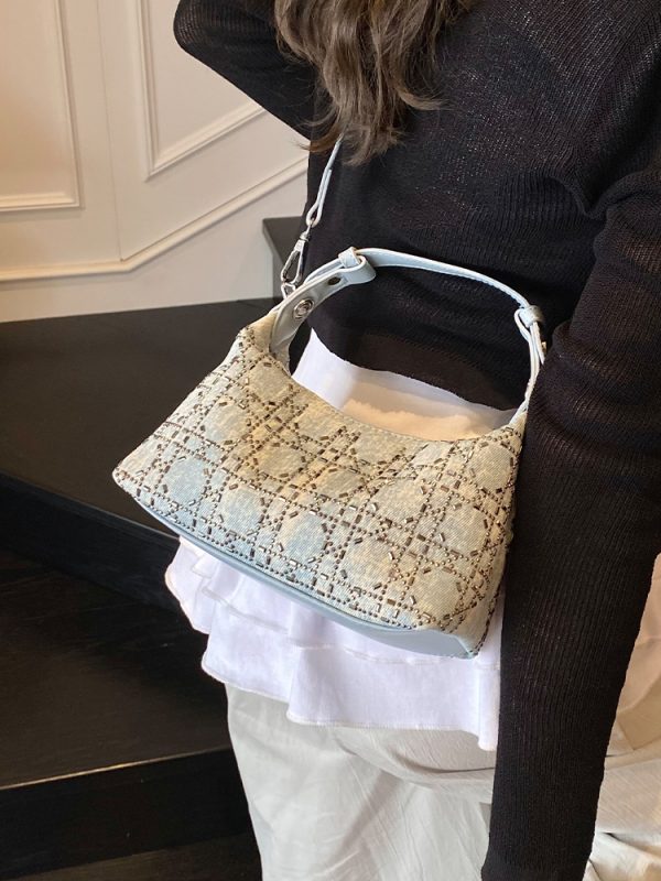 2025 Summer Women's Minimalist Crossbody Dumpling Shoulder Tote Bag - Versatile Fashionable Commuter Style