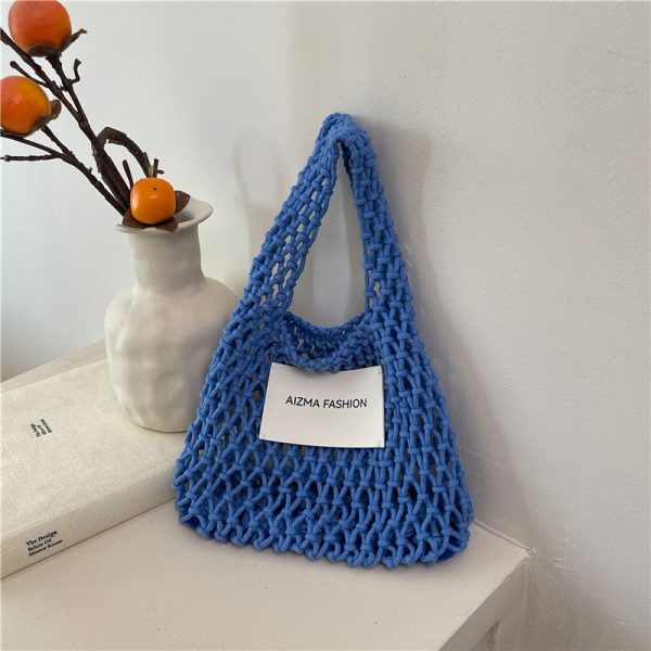 2025 Summer Woven Straw Bag for Women, Commuter Knitted Handbag, Portable Beach Tote, Vacation Essential