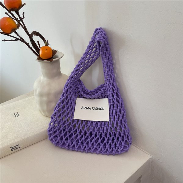 2025 Summer Woven Straw Bag for Women, Commuter Knitted Handbag, Portable Beach Tote, Vacation Essential
