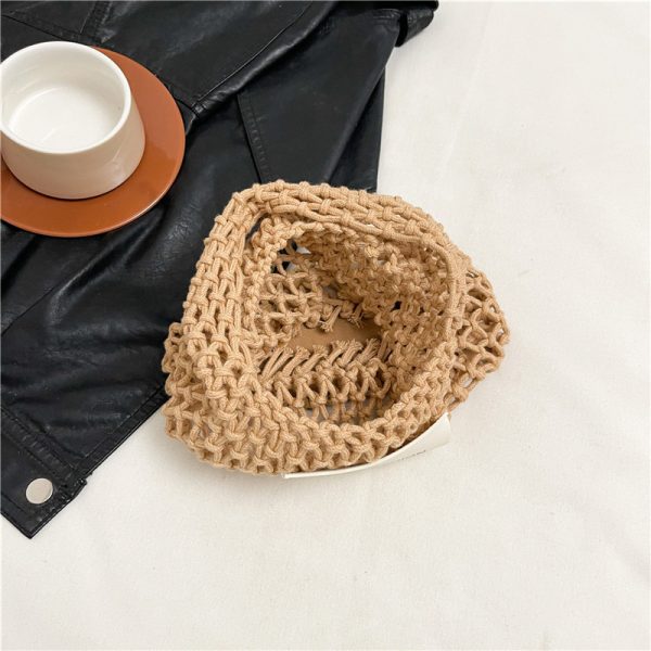 2025 Summer Woven Straw Bag for Women, Commuter Knitted Handbag, Portable Beach Tote, Vacation Essential