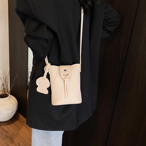 2025 Summer Yellow Mini Crossbody Bag for Women - Lightweight High-End Phone Bag for Walking and Everyday Use