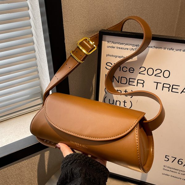 2025 Trendy Retro Crossbody Small Bag - Women's High-End Baguette Underarm Shoulder Bag