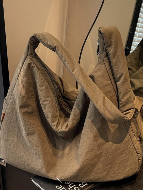 2025 Women's Casual Cotton Crossbody Bag - Large Capacity Shoulder Tote for Spring & Summer, Versatile Relaxed Style