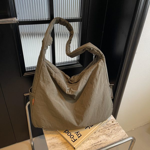 2025 Women's Casual Cotton Crossbody Bag - Large Capacity Shoulder Tote for Spring & Summer, Versatile Relaxed Style