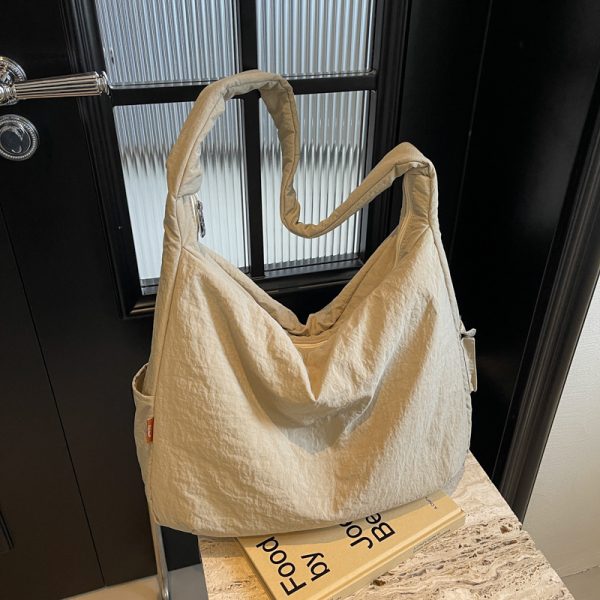 2025 Women's Casual Cotton Crossbody Bag - Large Capacity Shoulder Tote for Spring & Summer, Versatile Relaxed Style