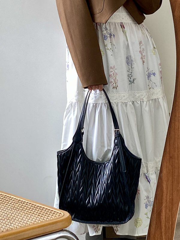 2025 Women's High-End Simple Shoulder Tote Bag - Large Capacity Commuter Bag for Everyday Fashion