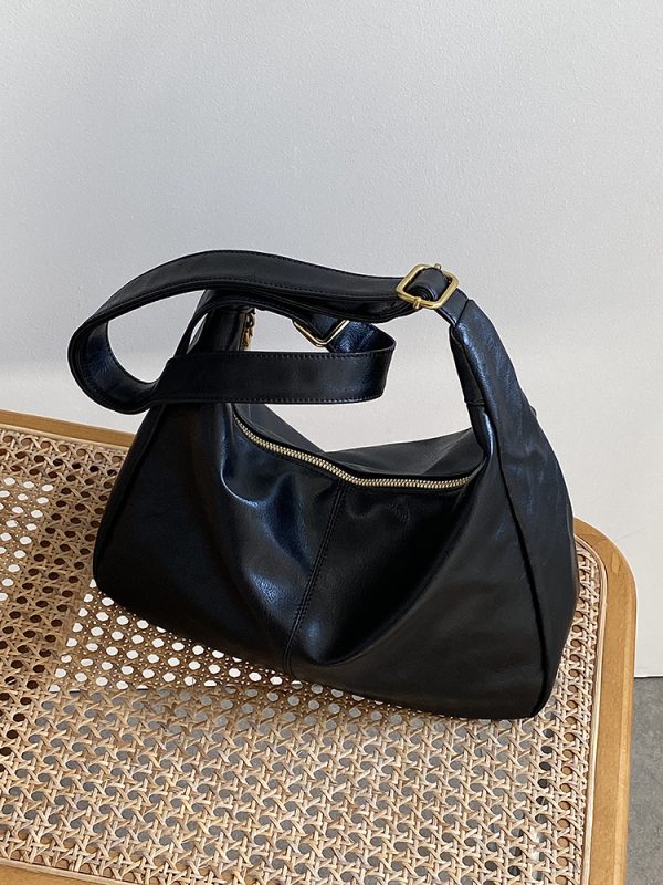2025 Women's Large Capacity Shoulder Crossbody Bag - Simple Versatile Design for College Commuter Style