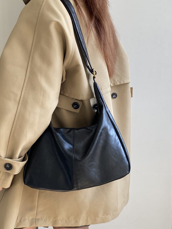 2025 Women's Large Capacity Shoulder Crossbody Bag - Simple Versatile Design for College Commuter Style