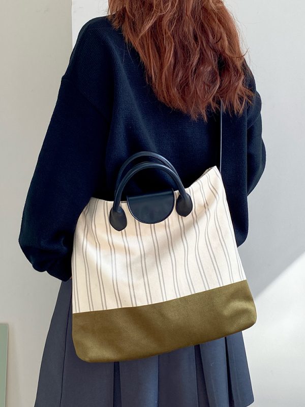 2025 Women's Large Capacity Shoulder Tote Bag - Lazy Style Crossbody Bag for Commuting - Trendy Niche Design