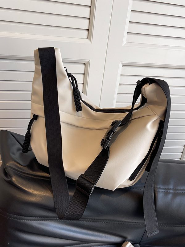2025 Women's Oxford Cloth Crossbody Bag, Large Capacity Dumpling Shoulder Bag for Class and Commuting, Trendy Casual Style