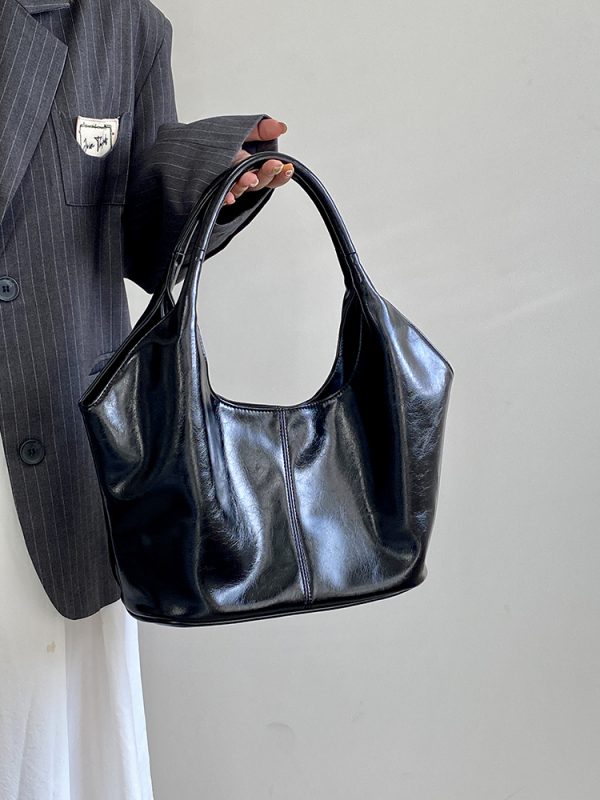 2025 Women's Relaxed Tote Bag - Large Capacity Underarm Shoulder Bag with Versatile Niche Design for Everyday Style